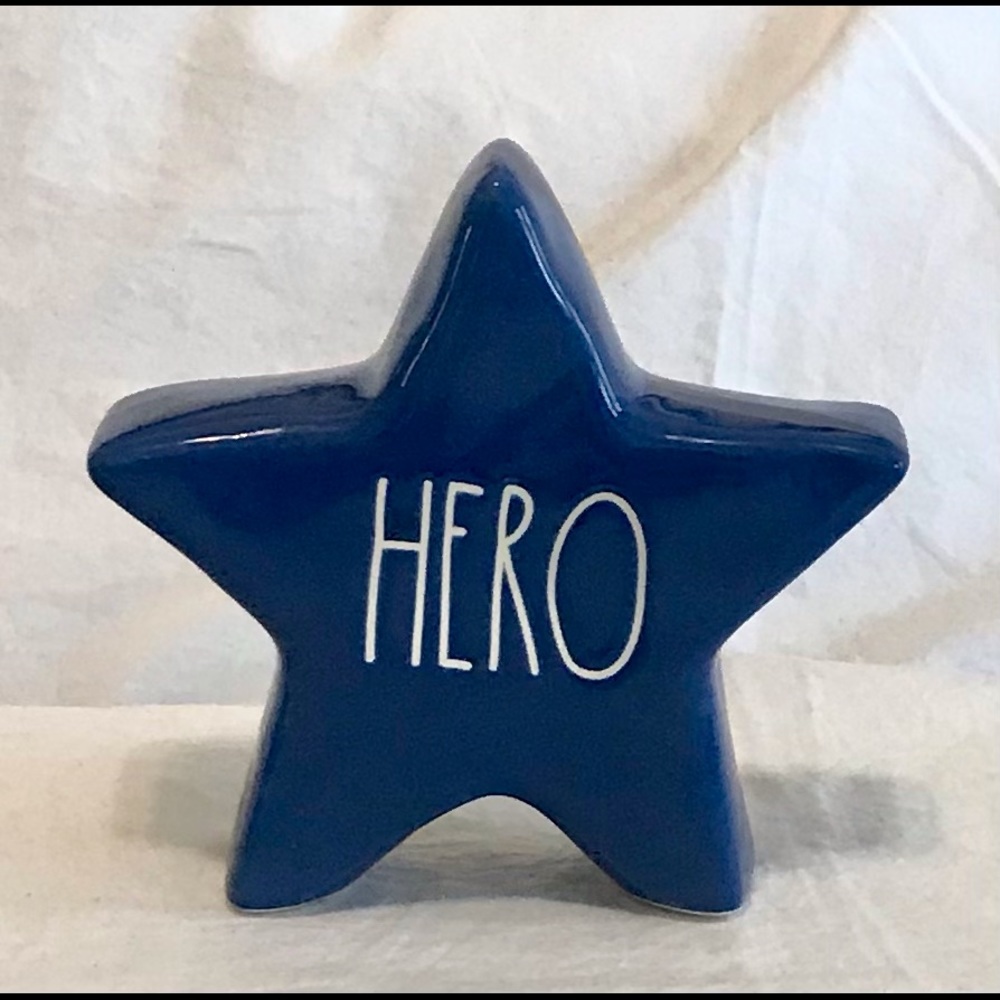 Rae Dunn HERO Patriotic Blue Star